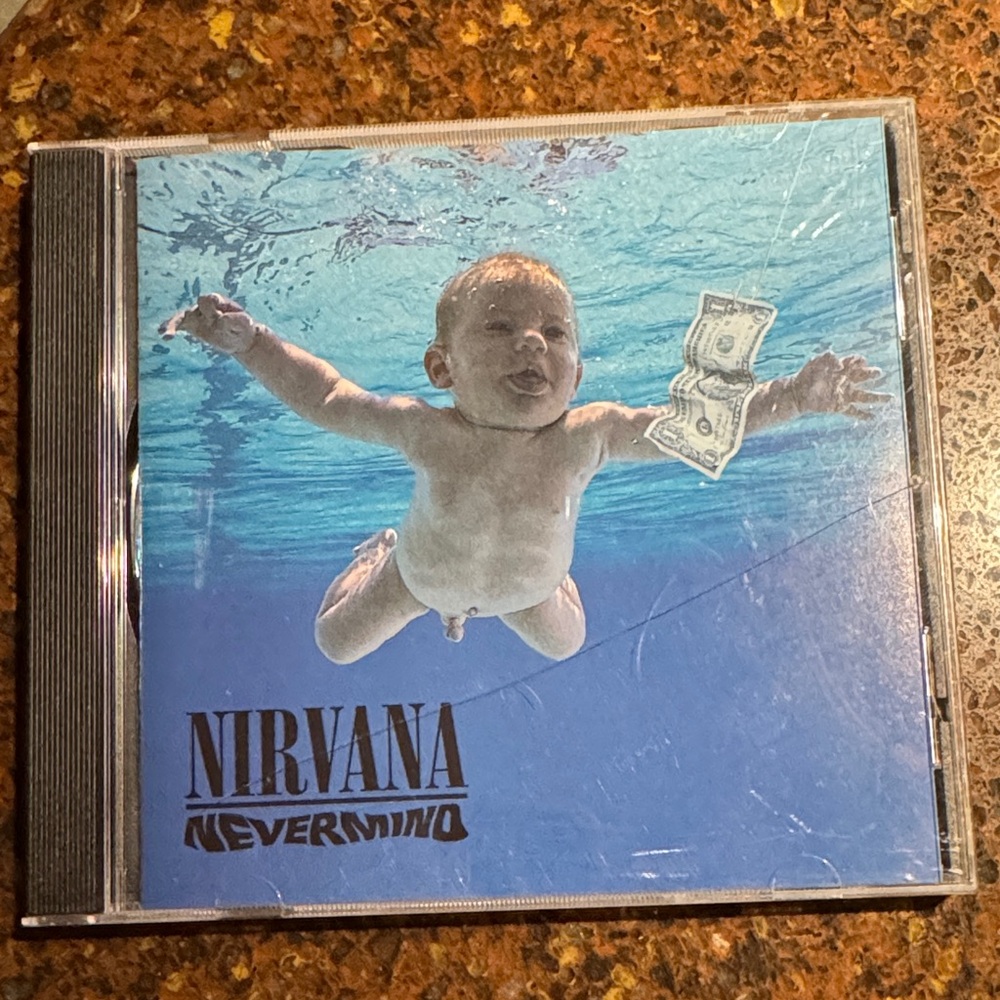 NIRVANA Blue Album Cover CD